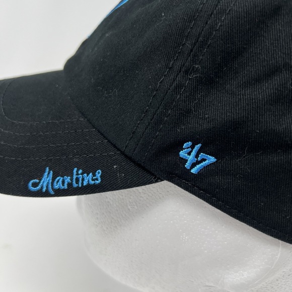 47 Brand MIAMI MARLINS Black Cap Womans Adjustable MLB - Picture 6 of 9